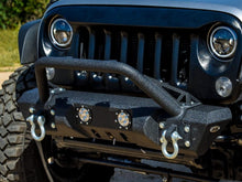 Load image into Gallery viewer, DV8 Offroad 07-18 Jeep Wrangler JK/JL FS-11 Stubby Mid Length Steel Front Bumper w/ Winch Plate