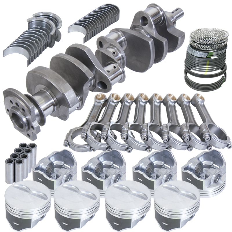 Eagle Speed Pro -5.00cc Flat Top Pistons - Std Rings - .040 Bore - 3.750in Stroke Comp Rotating Assy