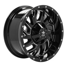 Load image into Gallery viewer, RBP 65R Glock 20x10 6x135/139.7 BP / 5.5 BS / 0mm Offset 87mm CB Gloss Black Machined Grooves Wheel