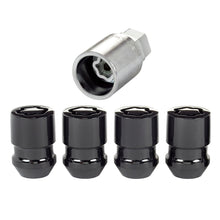 Load image into Gallery viewer, McGard Wheel Lock Nut Set - 4pk. (Cone Seat) 1/2-20 / 3/4 &amp; 13/16 Dual Hex / 1.28in. Length - Black