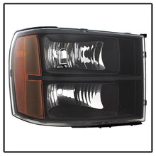 Load image into Gallery viewer, xTune GMC Sierra 07-13 Crystal Headlights Black HD-JH-GSIE07-AM-BK