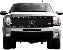 Load image into Gallery viewer, RBP RX-5 Halo Series Studded Frame 1pc. Grille 07-13 Chevrolet Silverado 1500 - Black