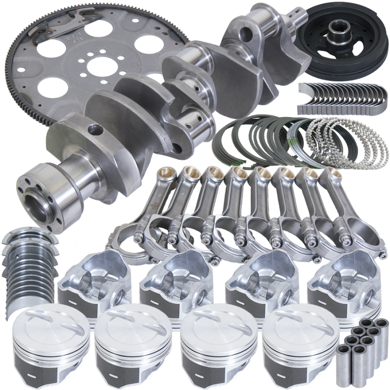 Eagle Chevrolet 350 Balanced Rotating Assembly Kit w/ 4.030 Bore +12.00cc Dome 153 Tooth Flexplate