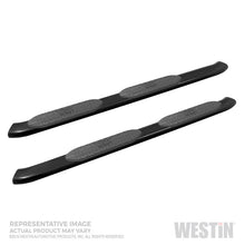 Load image into Gallery viewer, Westin 19-20 Chevrolet Silverado/GMC Sierra 1500 Double Cab PRO TRAXX 5 Oval Nerf Step Bars - Black