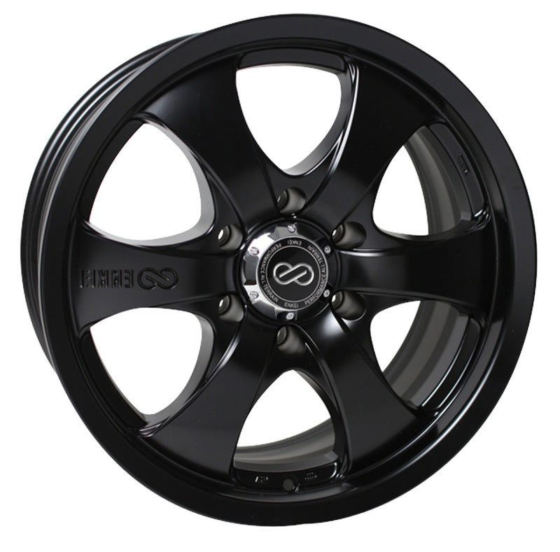 Enkei M6 Universal Truck & SUV 18x8.5 20mm Offset 6x139.7 Bolt Pattern 108.5mm Bore Black Wheel