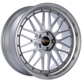 BBS LM 19x9.5 5x120 ET35 Diamond Silver Center Diamond Cut Lip Wheel -82mm PFS/Clip Required