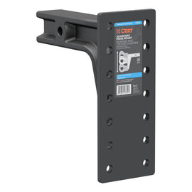 Curt Adjustable Pintle Mount (2-1/2in Shank 20000lbs 12-1/2in High 10-3/4in Long)