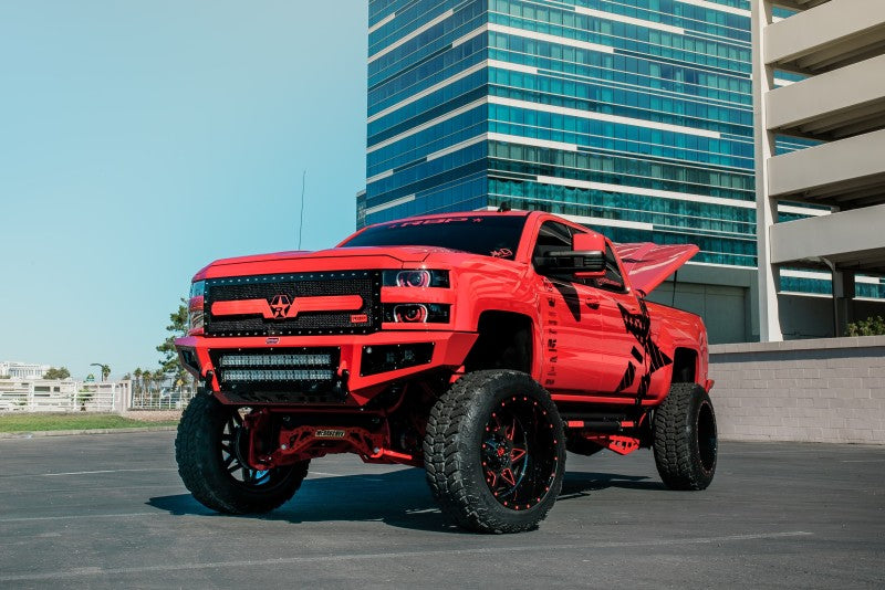 RBP NDX Series All Black Grille 15-17 Chevy Silverado 2500/3500