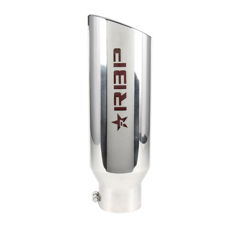 RBP RX-1 Polished Dual-Badged Exhaust Tip Inlet 4in. / Outlet 6in. / Length 18in. - Stainless Steel