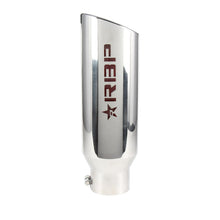 Load image into Gallery viewer, RBP RX-1 Polished Dual-Badged Exhaust Tip Inlet 4in. / Outlet 6in. / Length 18in. - Stainless Steel