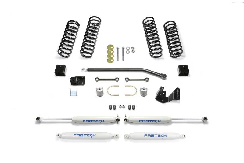 Fabtech 07-18 Jeep JK 2-Door 3in Sport Ii w/Perf Shocks