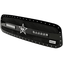 Load image into Gallery viewer, RBP RX-3 Midnight Edition Black LED Bar Grille (Studded) 13-17 Dodge Ram 1500