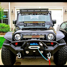 Load image into Gallery viewer, DV8 Offroad 07-18 Jeep Wrangler JK/JL FS-1 Full Length Steel Front Bumper