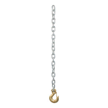 Load image into Gallery viewer, Curt 35in Safety Chain w/1 Clevis Hook (16200lbs Yellow Zinc)