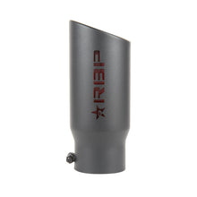 Load image into Gallery viewer, RBP RX-1 High Heat Textured Dual Badged Exhaust Tip Inlet 4in. / Outlet 5in. / Length 12in. - Black