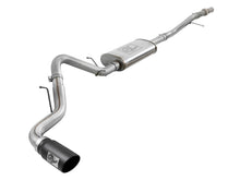 Load image into Gallery viewer, aFe Apollo GT Series 2019 GM Silverado/Sierra 1500 4.3L/5.3L 409 SS CatBack Exhaust System w/Blk Tip