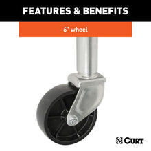Load image into Gallery viewer, Curt Marine Jack w/6in Wheel (1200lbs 10in Travel)