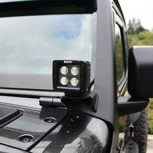 Load image into Gallery viewer, Westin 18-19 Jeep Wrangler Pillar LED Light Mount - Black