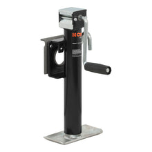 Load image into Gallery viewer, Curt Bracket-Mount Swivel Jack w/Side Handle (2000lbs 10in Travel)