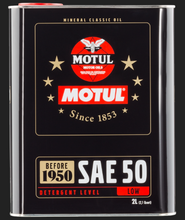 Load image into Gallery viewer, Motul Classic SAE 50 Oil - 2L