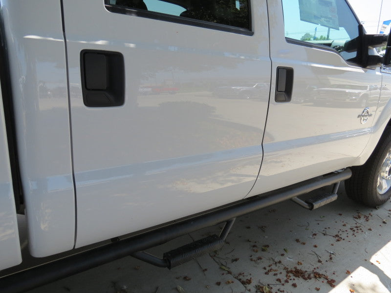 RBP RX-7 Step Bars 99-16 F250/350/450/550 Super Duty Crew Cab 6.75ft. Box - Black