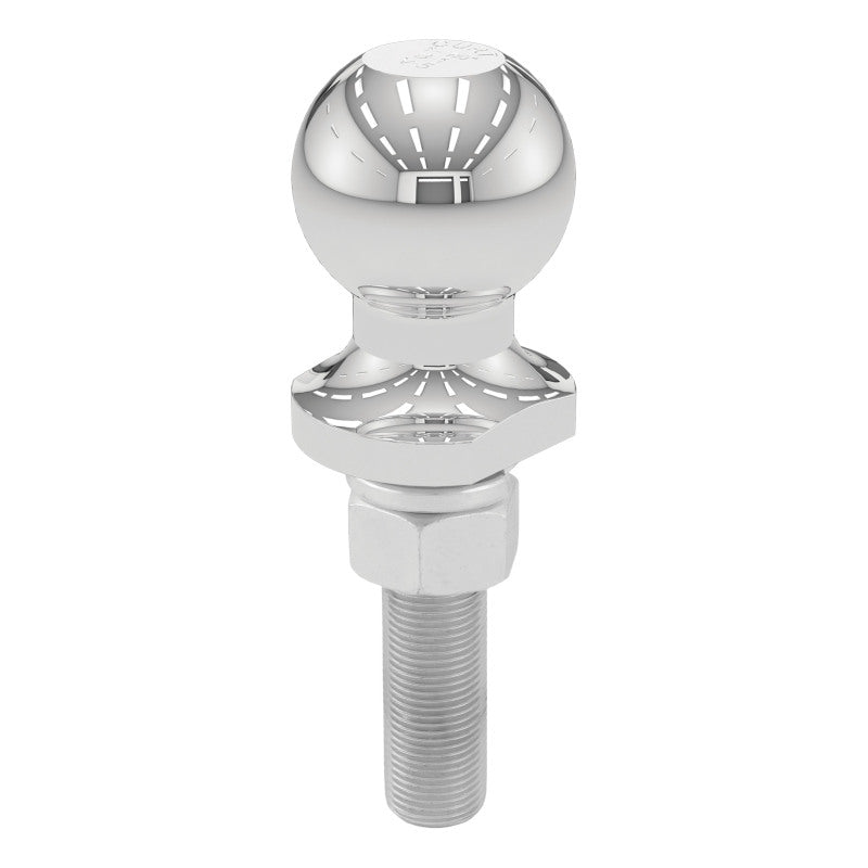 Curt 1-7/8in Trailer Ball (3/4in x 3in Shank 2000lbs Chrome)