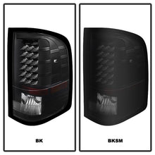 Load image into Gallery viewer, xTune Chevy Silverado 07-13 LED Tail Lights Black Smoke ALT-JH-CS07-LED-BKSM