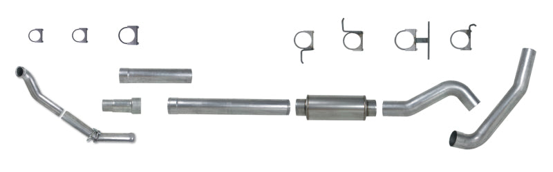 Diamond Eye KIT 5in Turbo Back SGL AL: 94-97 FORD 7.3L F250/F350 PWRSTROKE NFS W/ CARB EQUIV STDS