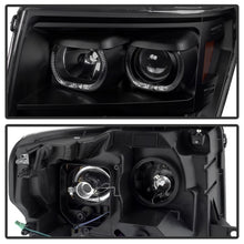 Load image into Gallery viewer, xTune Ford F150 09-14 Projector Headlights Halogen Model Only LED Halo Black PRO-JH-FF15009-CFB-BK
