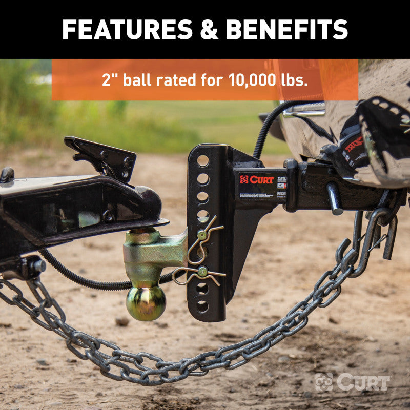 Curt Replacement Dual-Ball for Adjustable Channel Mount