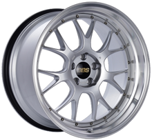 Load image into Gallery viewer, BBS LM-R 20x9 5x120 ET25 CB82 Diamond Silver Center Diamond Cut Lip Wheel