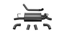 Load image into Gallery viewer, Corsa 2018-2025 Jeep Wrangler JL 2.5in Dual Rear Turn Down Exit Black Sport Axle-Back Exhaust