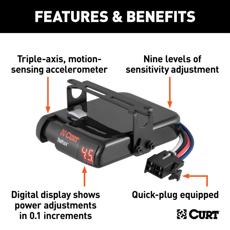 Curt TriFlex Trailer Brake Controllers (6-Pack)