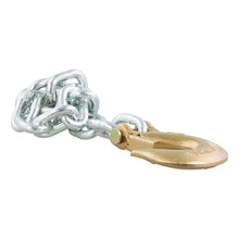 Load image into Gallery viewer, Curt 35in Safety Chain w/1 Clevis Hook (16200lbs Yellow Zinc)