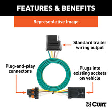 Load image into Gallery viewer, Curt 03-07 Ford F-350 Super Duty Custom Wiring Harness (4-Way Flat Output)