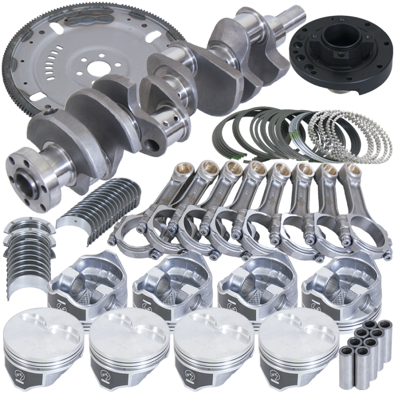 Eagle Ford 302 Serpentine 164 Tooth Flexplate Balanced Rotating Assembly 5.400in I-Beam Stndrd Bore