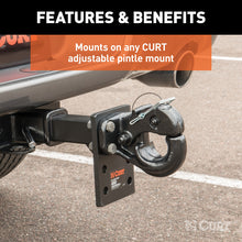 Load image into Gallery viewer, Curt Pintle Hook (60000lbs 2-1/2in or 3in Lunette Eyes)