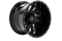 Load image into Gallery viewer, RBP 65R Glock 22x14 8x165.1 BP / 4.5 BS -76mm Offset 121.3mm CB (Hub Centric) Gloss Black Wheel