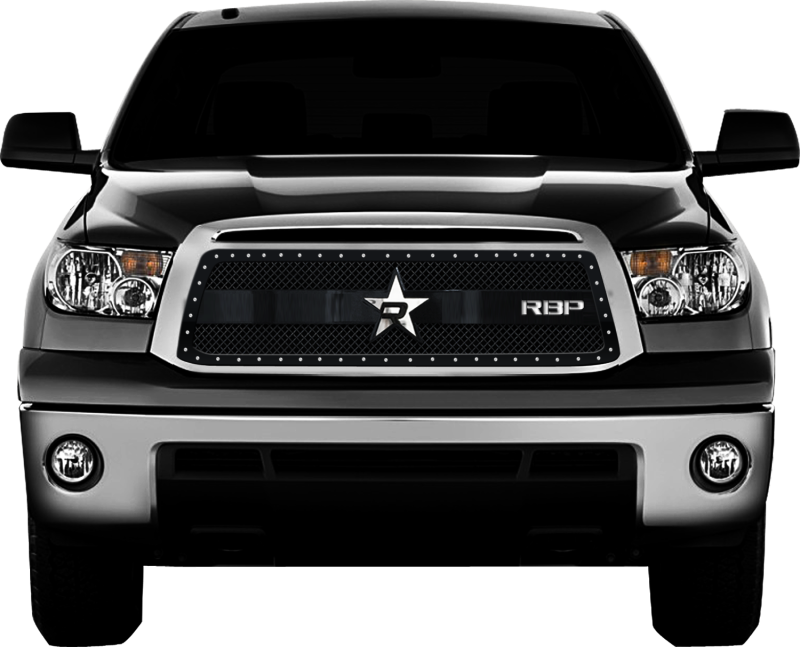 RBP RX-3 Series Studded Frame 1pc. Grille 10-13 Toyota Tundra (Except Limited) - Black