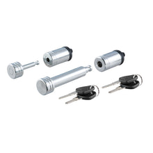 Load image into Gallery viewer, Curt Hitch &amp; Coupler Lock Set (2in Receiver 7/8in Latch)