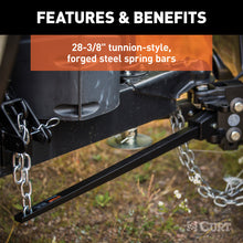 Load image into Gallery viewer, Curt Short Trunnion Bar Weight Distribution Hitch Kit (8000-10000lbs 28-3/8in Bars)