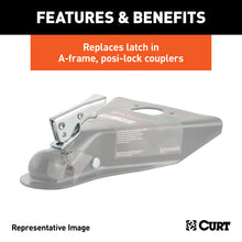 Load image into Gallery viewer, Curt Replacement 2in Posi-Lock Coupler Latch for A-Frame Couplers