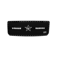Load image into Gallery viewer, RBP RX-3 Midnight Edition Black LED Bar Grille (Studded) 15-17 GMC Sierra HD 2500/3500