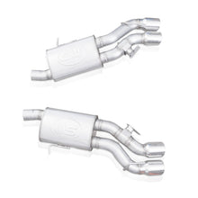 Load image into Gallery viewer, Stainless Works 2016-18 Cadillac CTS-V Sedan Axle Back System Dual-Mode Turbo Mufflers 4in Tips