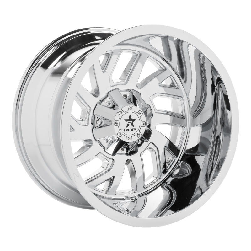 RBP 65R Glock 22x14 5x127 BP / 4.5 BS -76mm Offset 78mm CB (Hub Centric) Chrome Wheel