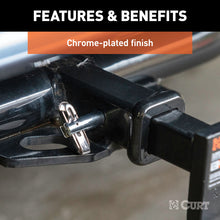 Load image into Gallery viewer, Curt 1/2in Swivel Hitch Pin (1-1/4in Receiver Chrome Packaged)