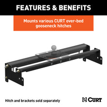 Load image into Gallery viewer, Curt 16-18 Chevrolet Silverado 1500 Over-Bed Gooseneck Installation Brackets