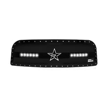 Load image into Gallery viewer, RBP RX-3 Midnight Edition Black LED Bar Grille (Studded) 13-17 Dodge Ram 2500/3500