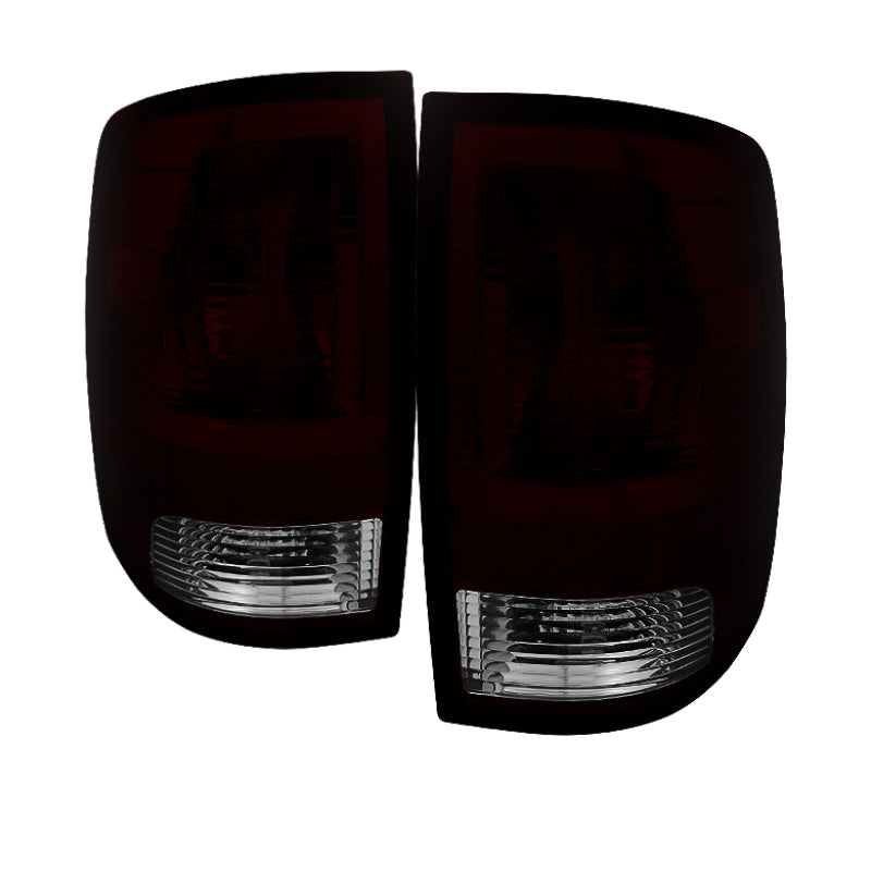 xTune Dodge Ram 1500 09-15 OEM Style Tail Lights Dark Red ALT-JH-DR09-OE-RSM