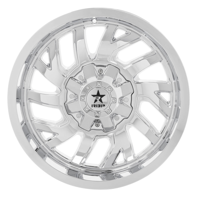 RBP 65R Glock 20x10 6x135/139.7 BP / 6 BS 10mm Offset 87mm CB (Hub Centric) Chrome Wheel